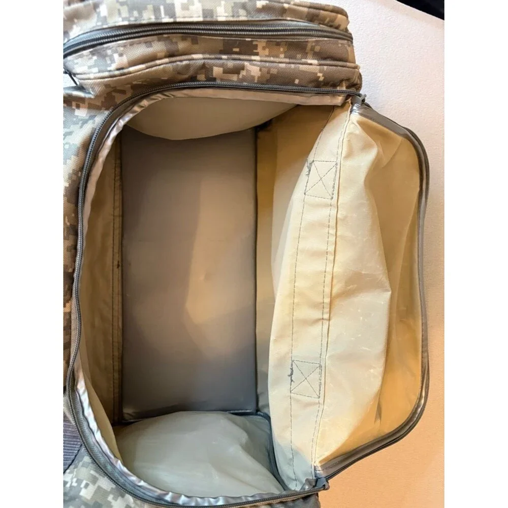 NRA Digital Camo Duffle Bag Tactical Gym Travel Hunting Multi Pocket